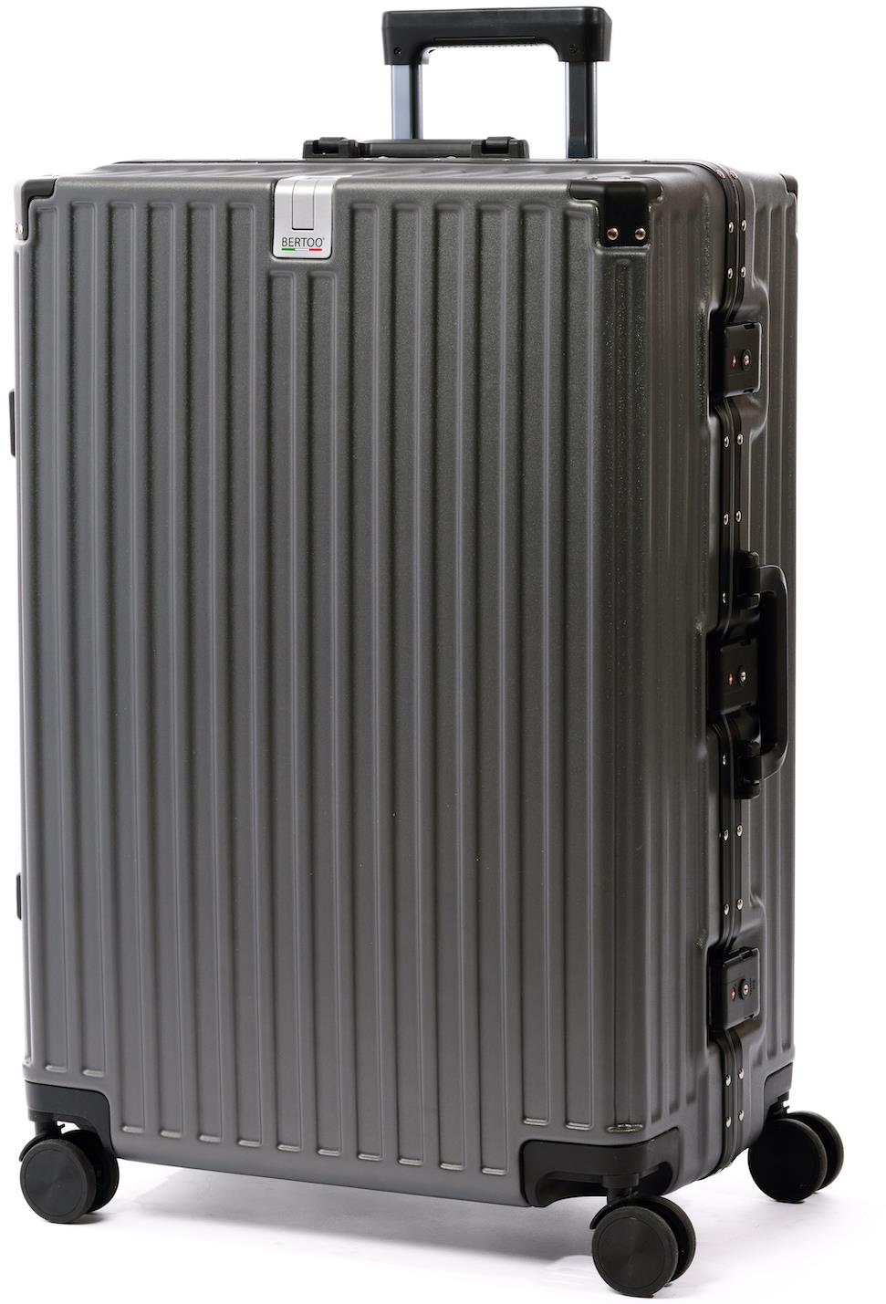 Bertoo Palermo Cestovný kufor, tmavo šedý 99 l