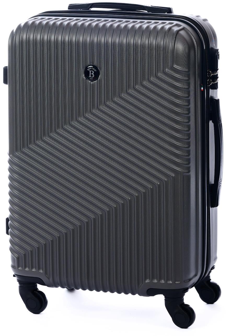 BERTOO Cestovný kufor Milano tmavosivý 52 l