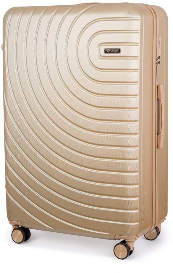 Solier Aventor STL1064 Gold 24“ M stredný cestovný kufor ABS