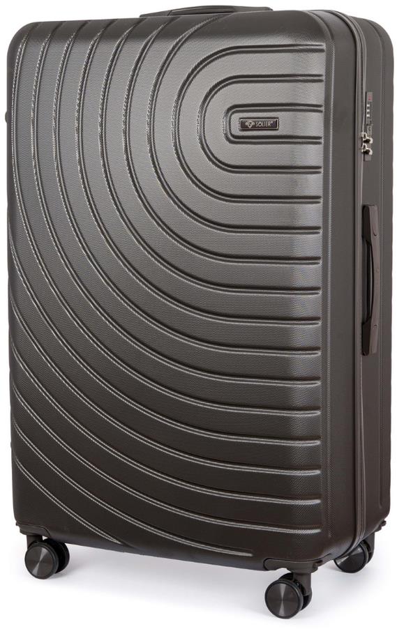 Solier Aventor STL1064 dark grey 24“ M stredný cestovný kufor ABS