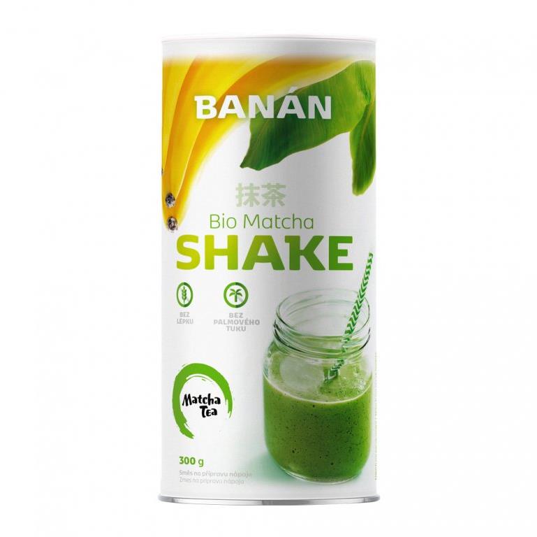 Matcha Tea Bio shake 300 g, banán
