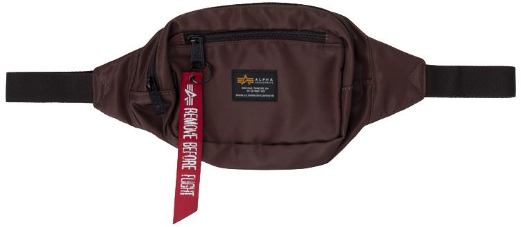 Alpha Industries Crew Waist Bag hnedá hunter