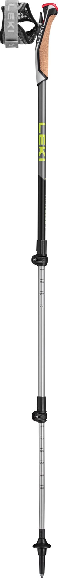 Leki Traveller Alu black-silvergray-neonyellow 90 – 130 cm