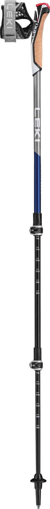 Leki Traveller Carbon midnightblue dark metallic-llight anthracite-white 90 – 130 cm