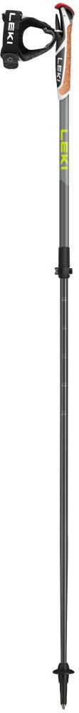Leki Spin Shark SL, silvergray-dark anthracite-lime, 100 – 130 cm