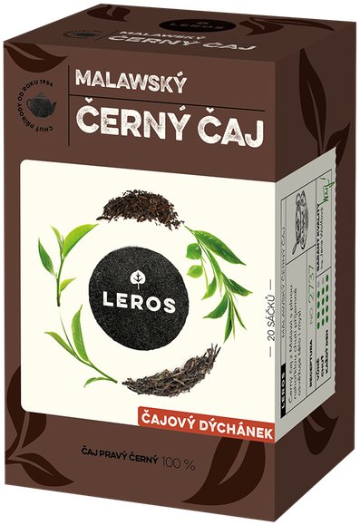 Leros čajový večierok, malawský čierny čaj 20× 2 g