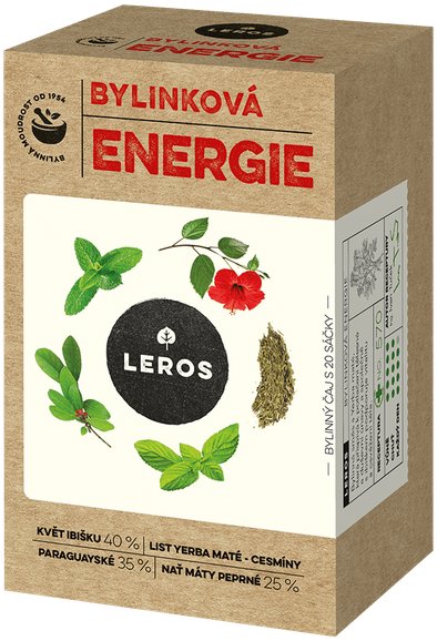 Leros Bylinková energia 20× 2 g