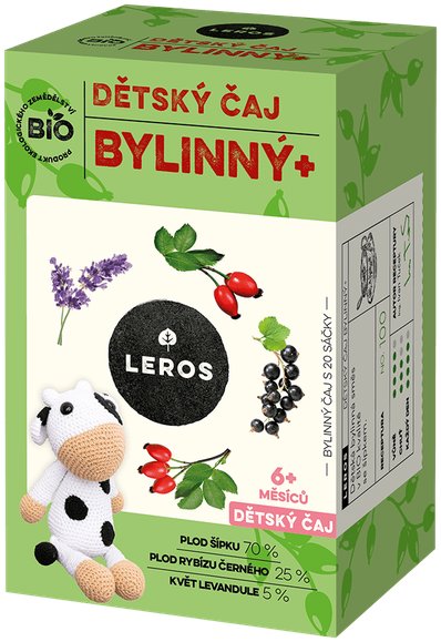 Leros BIO Detský čaj Bylinný 20× 2 g
