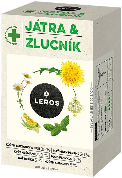 Leros – Pečeň & žlčník, 20× 1,5 g