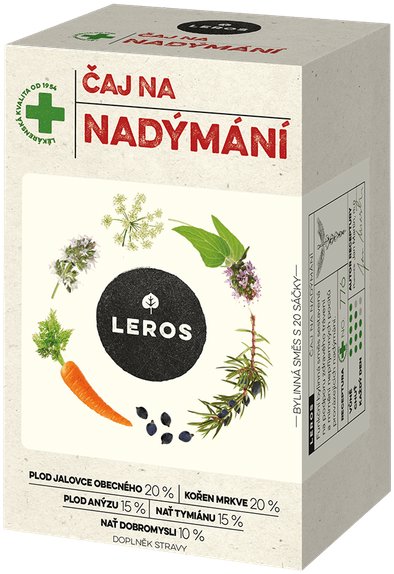 Leros Čaj na nafukovanie 20× 1,5 g