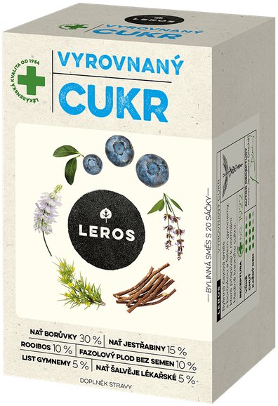 Leros Vyrovnaný cukor 20× 1 g