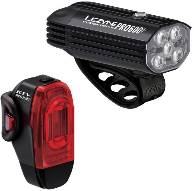 Lezyne Fusion Drive Pro 600+/Ktv Drive Pro+ Pair