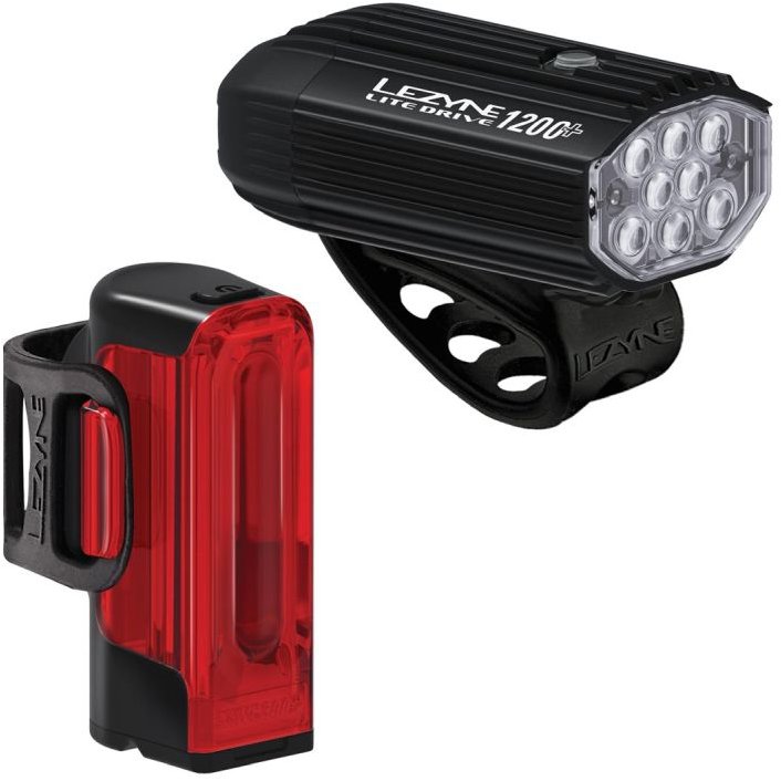 Lezyne Lite Drive 1200+/Strip Drive Pro 400+ Pair