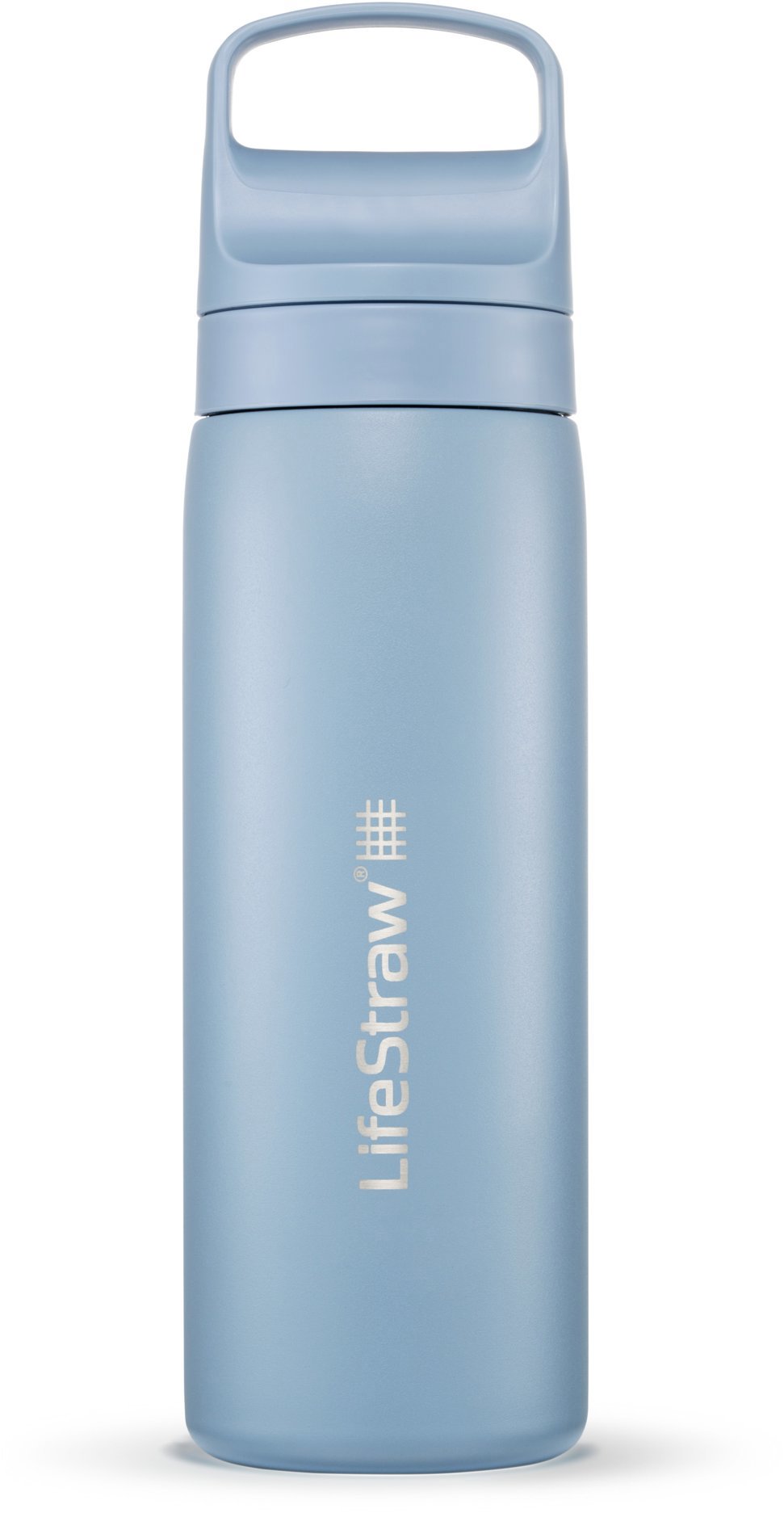 LifeStraw Go 2.0 nehrdzavejúca filtračná fľaša na vodu, 18 oz, islandská modrá