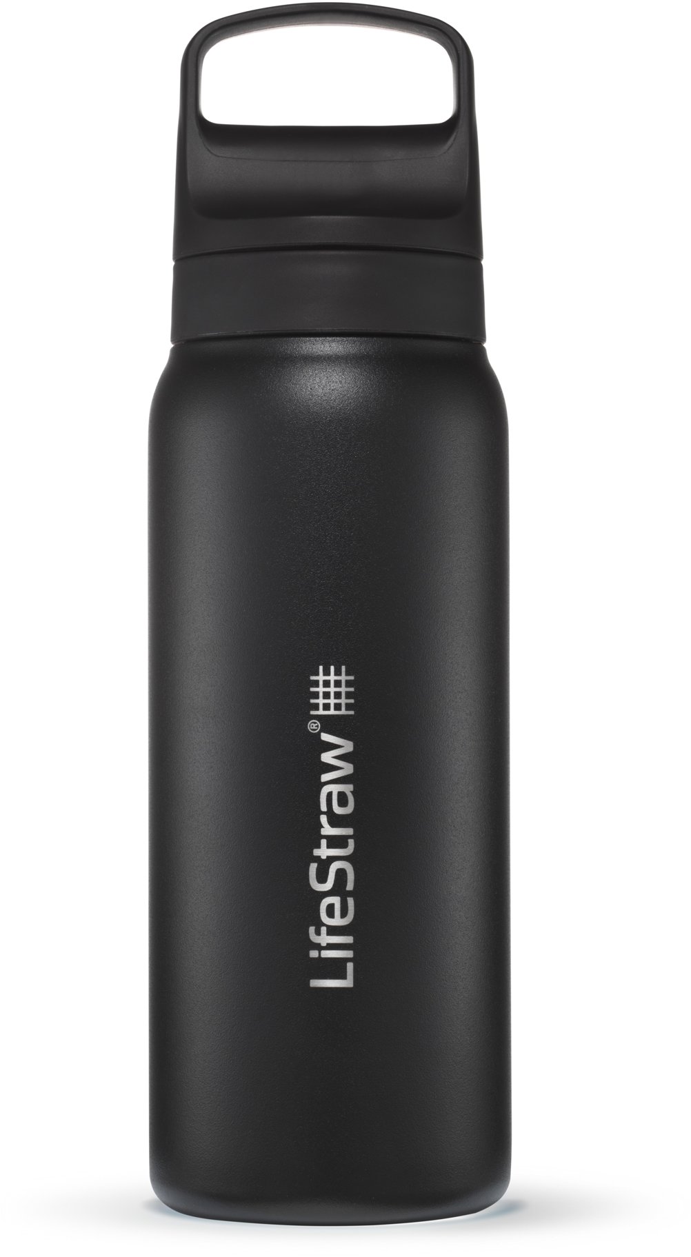 LifeStraw Go 2.0 nehrdzavejúca filtračná fľaša na vodu, 24 oz, čierna