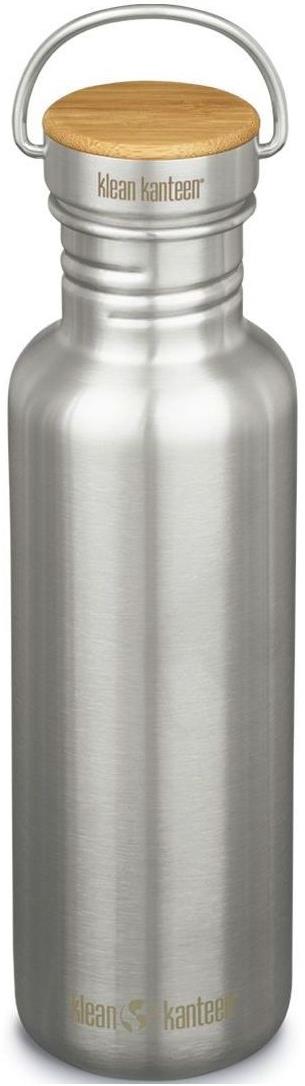 Klean Kanteen Reflect w/Bamboo Cap, brushed stainless, 800 ml