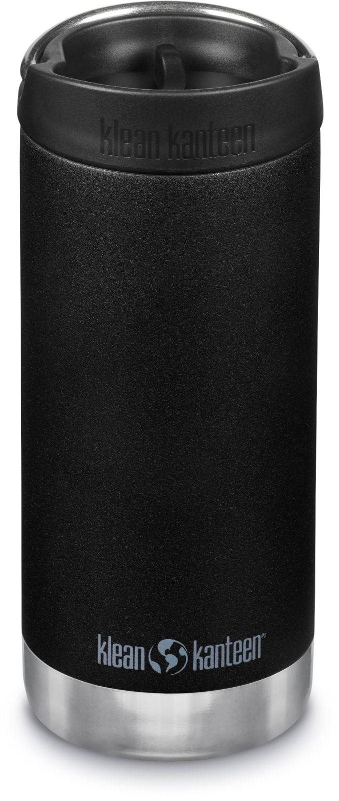 Klean Kanteen TKWide termoska w/Café Cap, black, 355 ml