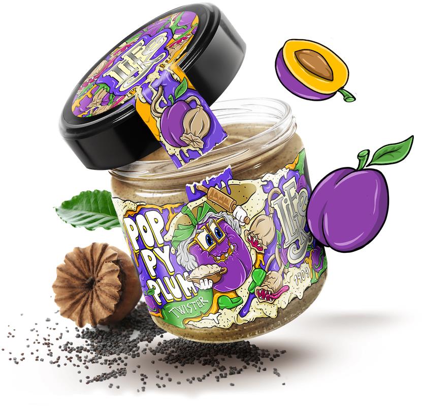 Lifelike Poppy Plum Twister 190 g