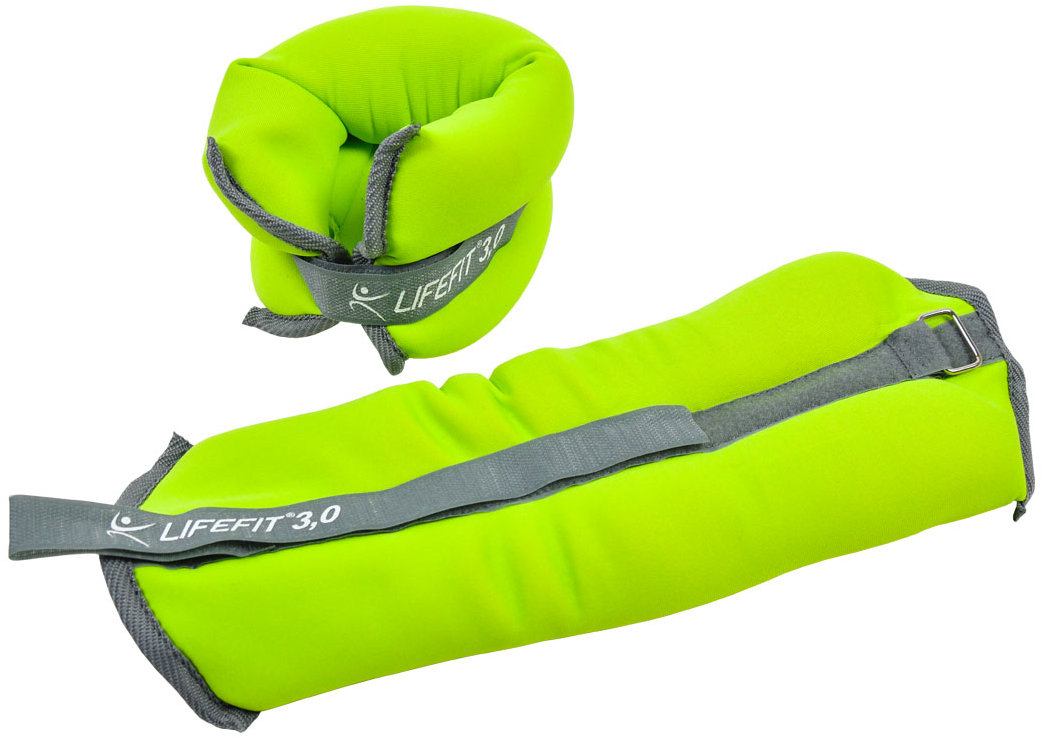 Lifefit Neoprenová zátěž na kotník nebo zápěstí S2 2 × 3,0 kg