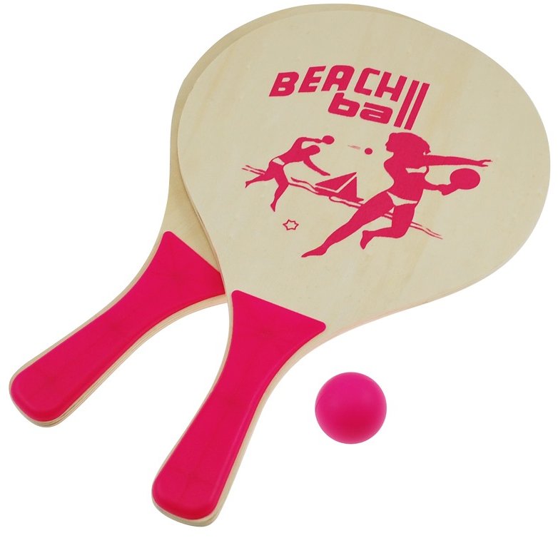 SPORTTEAM Sada na plážový tenis ružová