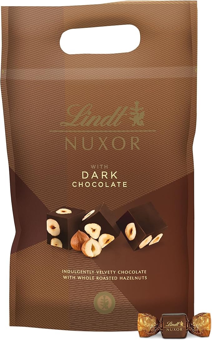 LINDT Bonboniéra Nuxor pralinky Maxibalenie horká čokoláda 700 g