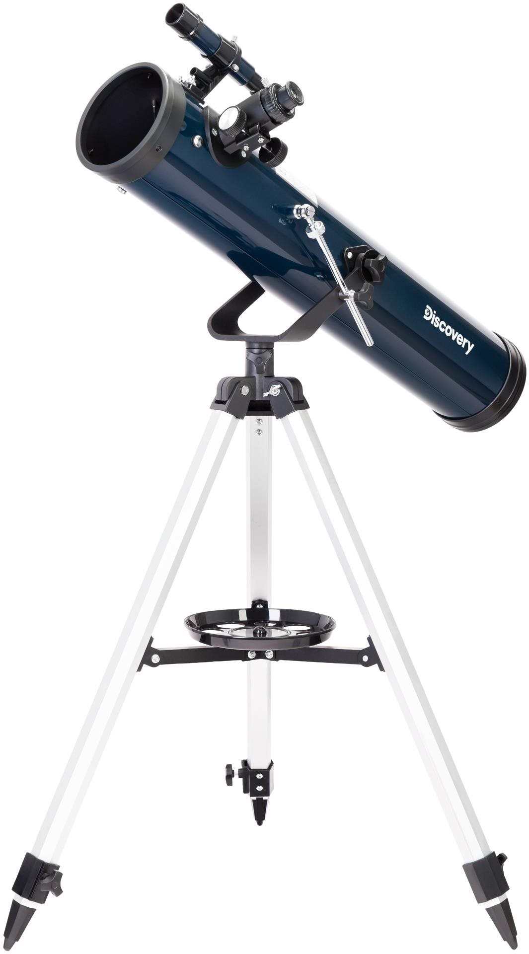 Discovery Sky T76 Telescope with book