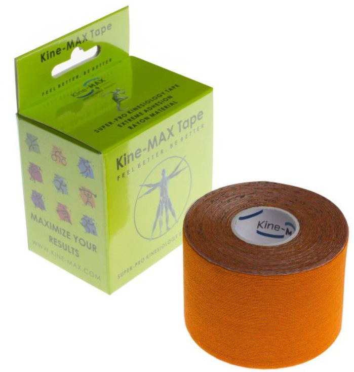 Kine-MAX SuperPro Rayon kinesiology tape oranžová