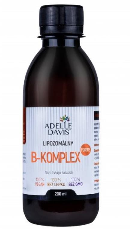 Adelle Davis Lipozomálny B-komplex FORTE, 200 ml