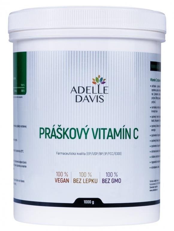 Adelle Davis Vitamín C, práškový, 1 kg