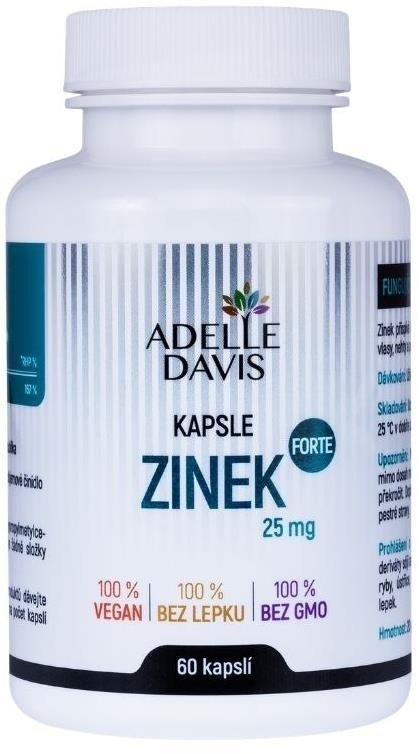Adelle Davis Zinok Forte 25 mg, 60 kapsúl