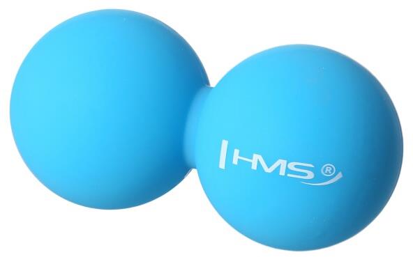 HMS Dvojitá masážna loptička BLW02 – Lacrosse Ball modrá
