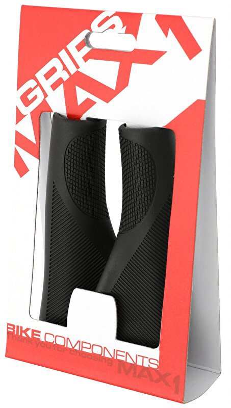 MAX1 Ergo Lock - ergonomické gripy černé