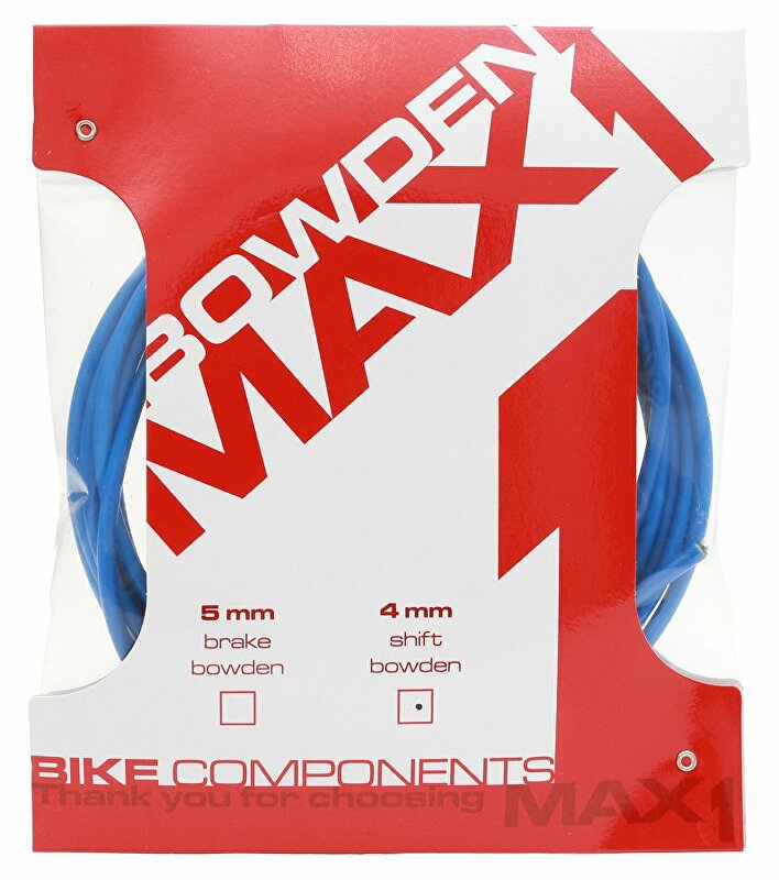 MAX1 Bowden 4 mm modrý balenie 3 m