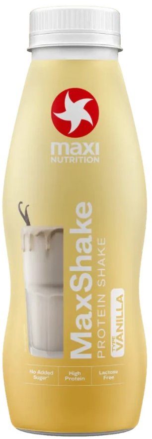 MaxiNutrition MaxShake Proteínový nápoj s vanilkovou príchuťou 330 ml