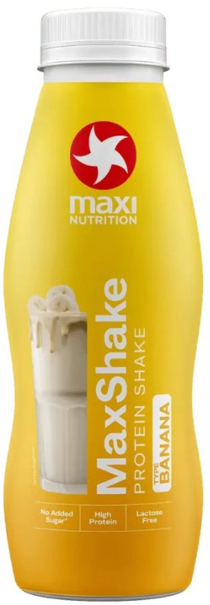 MaxiNutrition MaxShake Proteínový nápoj s banánovou príchuťou 330 ml