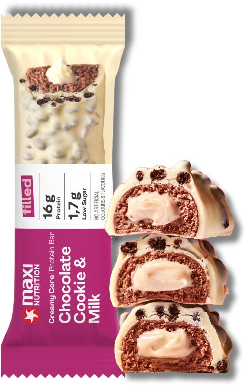 MaxiNutrition Creamy Core Protein Bar Chocolate Cookie & Milk 45 g