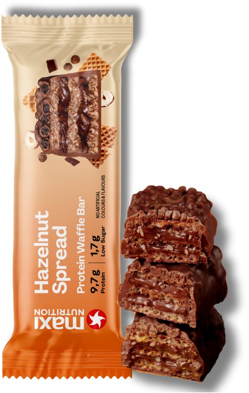 MaxiNutrition Waffle protein bar hazelnut spread 39 g