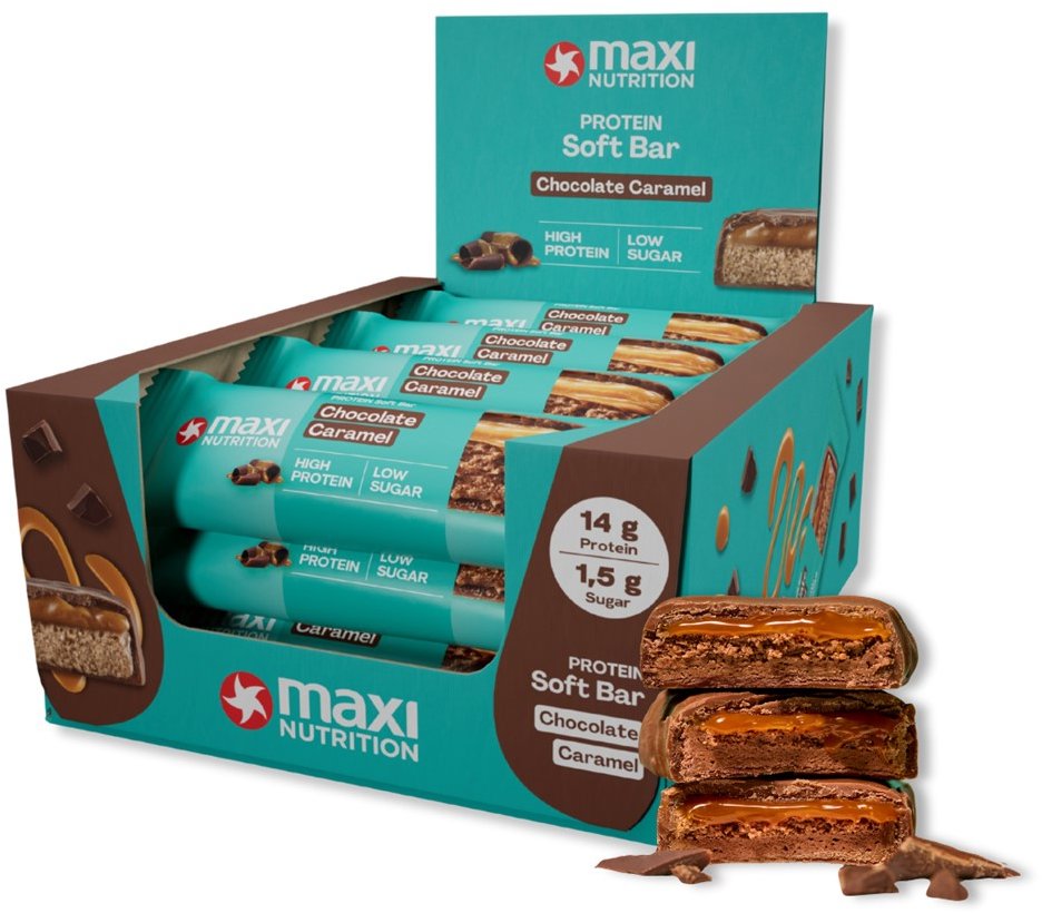 MaxiNutrition Soft Bar Caramel Schoko 16 × 45 g