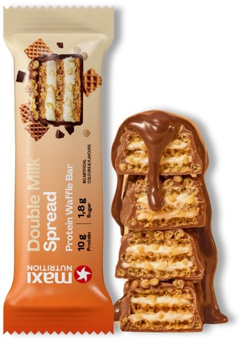 MaxiNutrition Waffle protein bar Double Milk 39 g