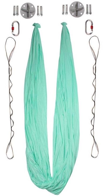 Merco Yoga Hammock sieť na jogu zelená