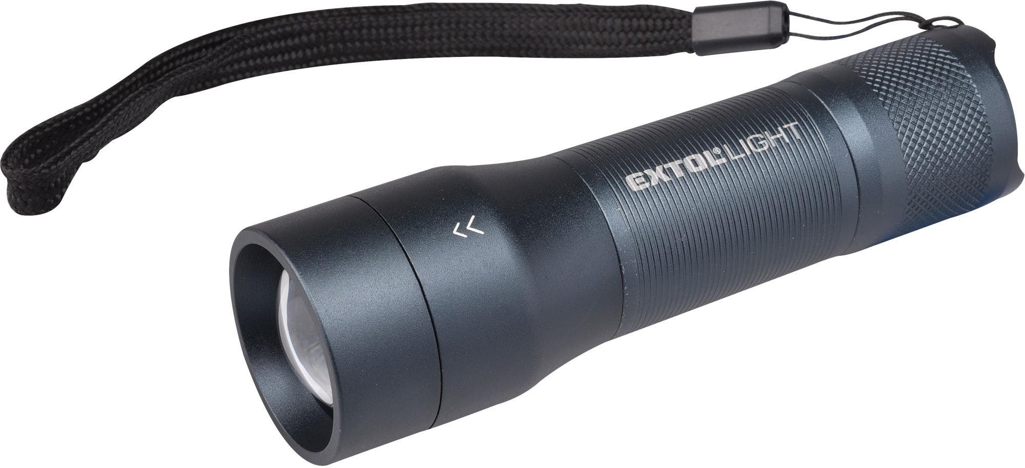 EXTOL LIGHT svietidlo, zoom, celokovové, CREE XPG, 43153