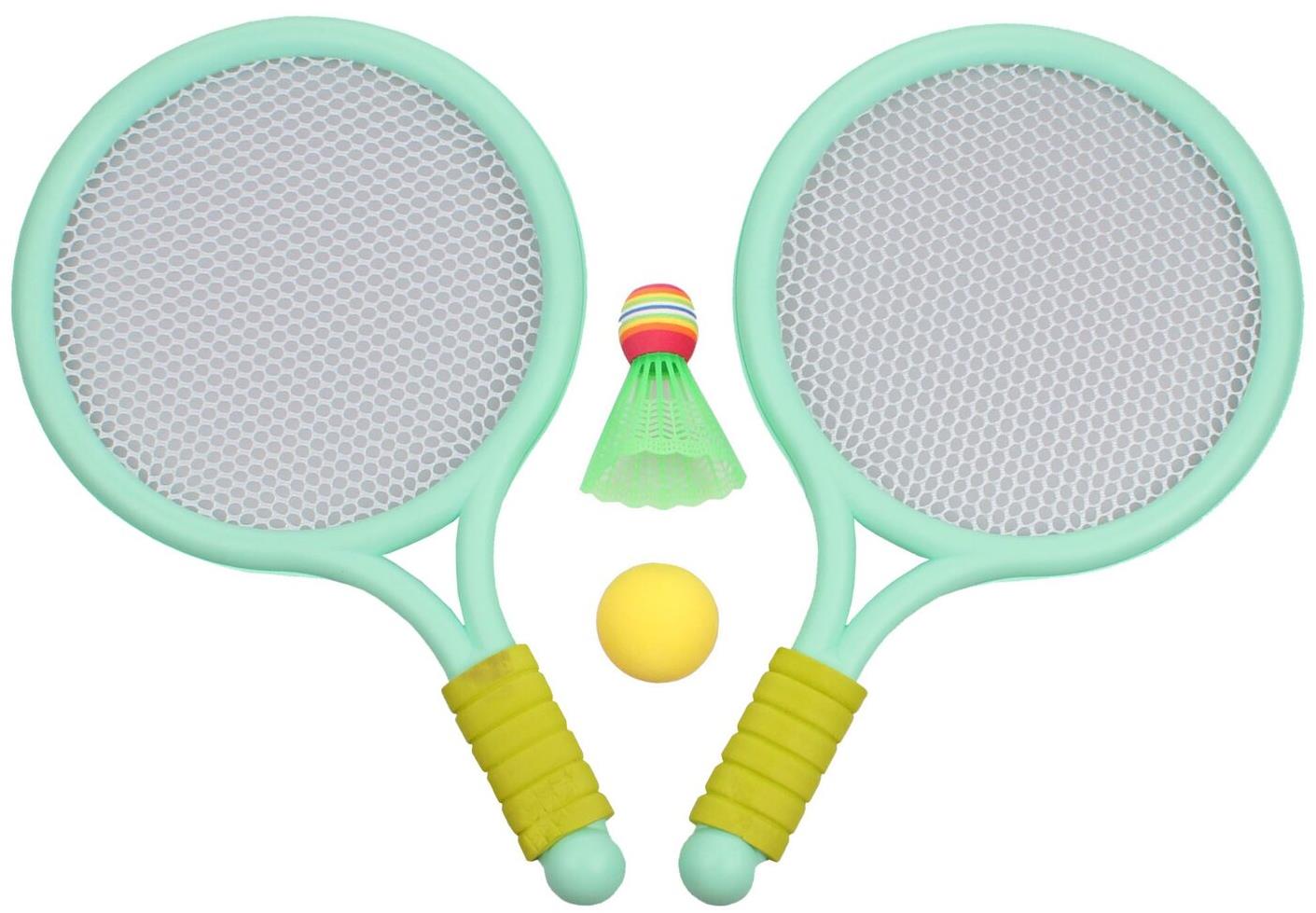 Merco Racket Ball Games sada rakiet s loptičkami zelená, 2 sady