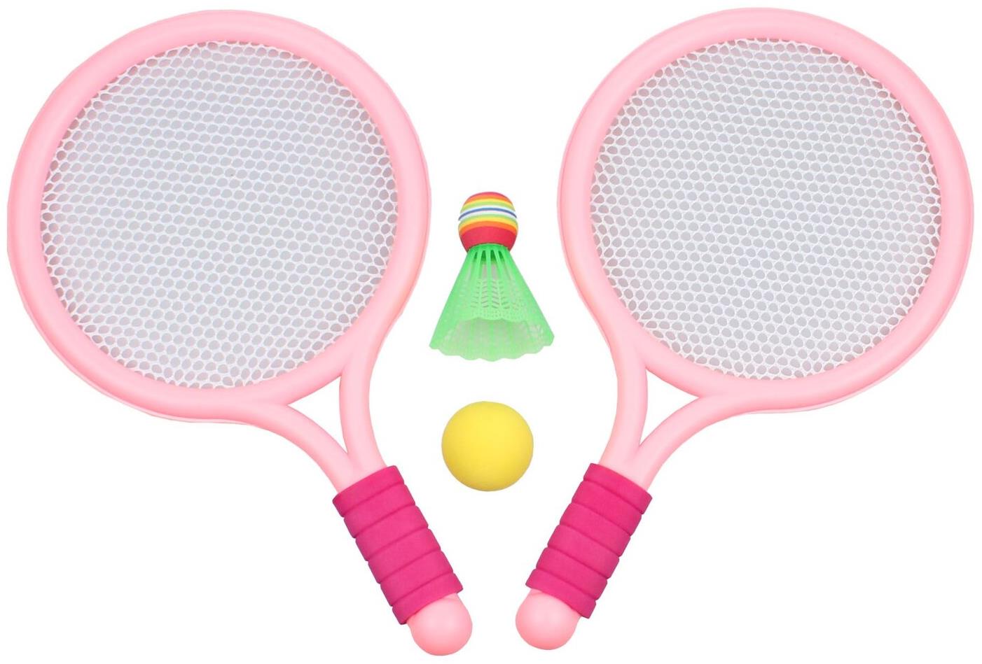 Merco Racket Ball Games sada rakiet s loptičkami ružová, 2 sady