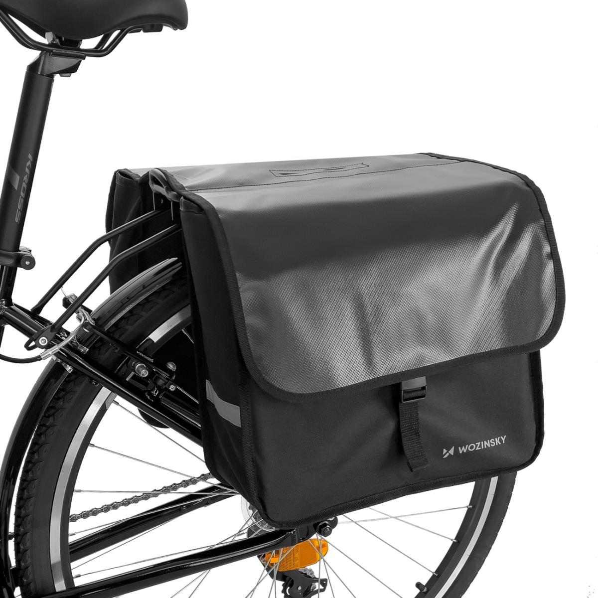 MG Bicycle Pannier cyklistická taška na bicykel 28 l, čierna