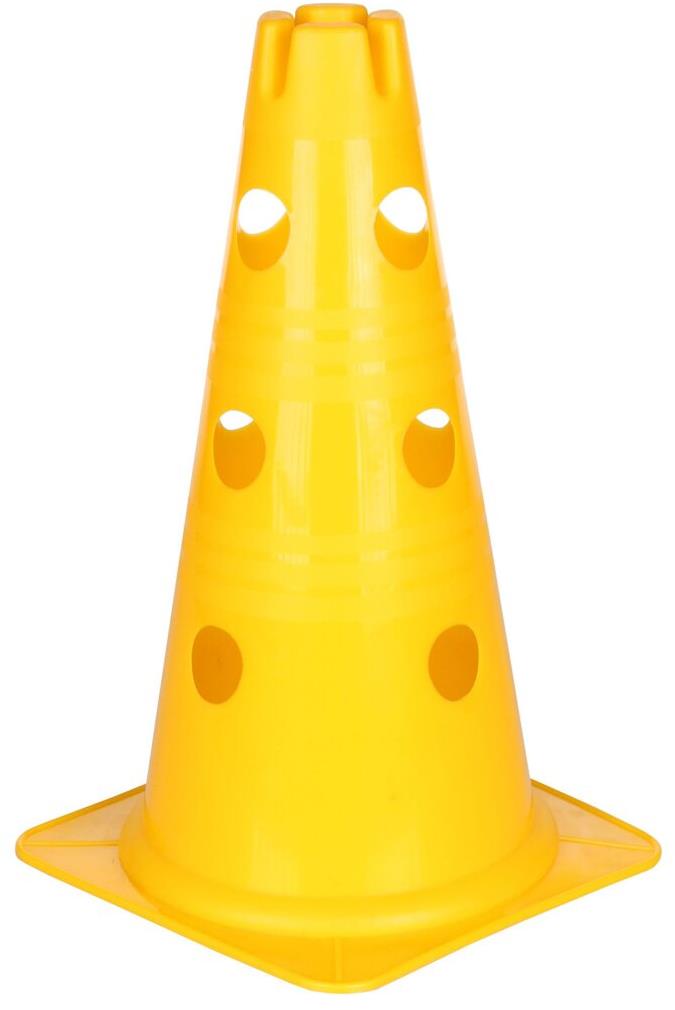 Merco Multipack 4 ks Vario kužeľ s otvormi, žltý, 30 cm