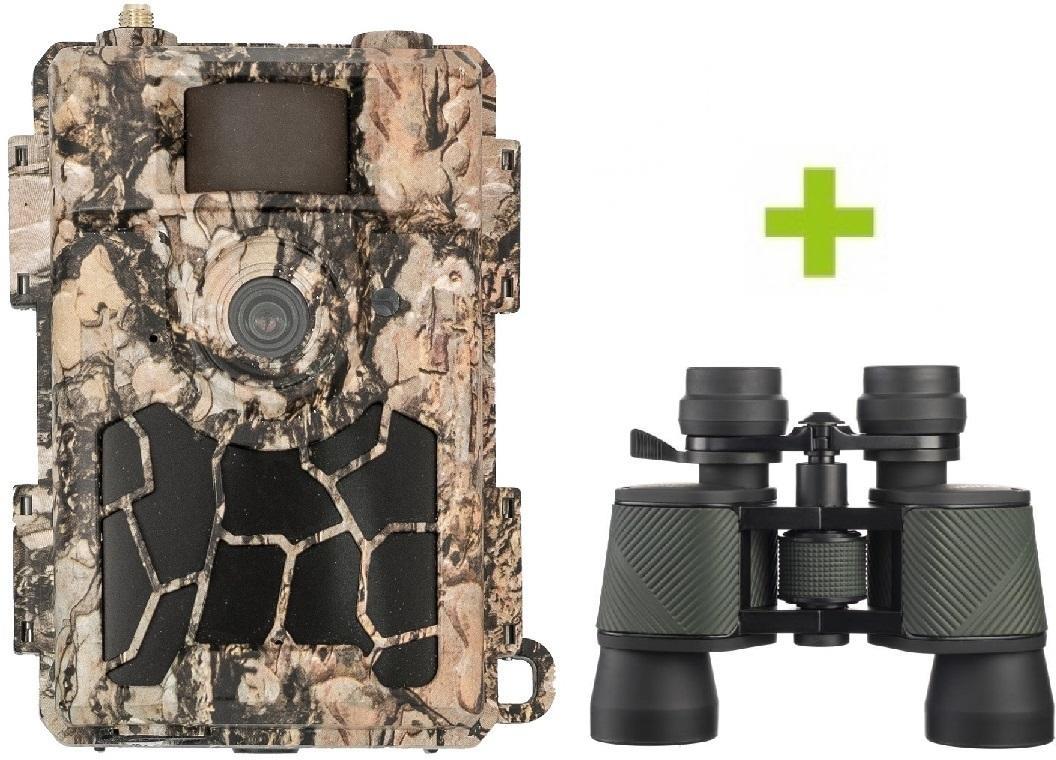 OXE Spider 4G a klasický dalekohľad FOMEI 7-21×40 ZCF Zoom + 32GB SD karta, stativ, 8ks batérií