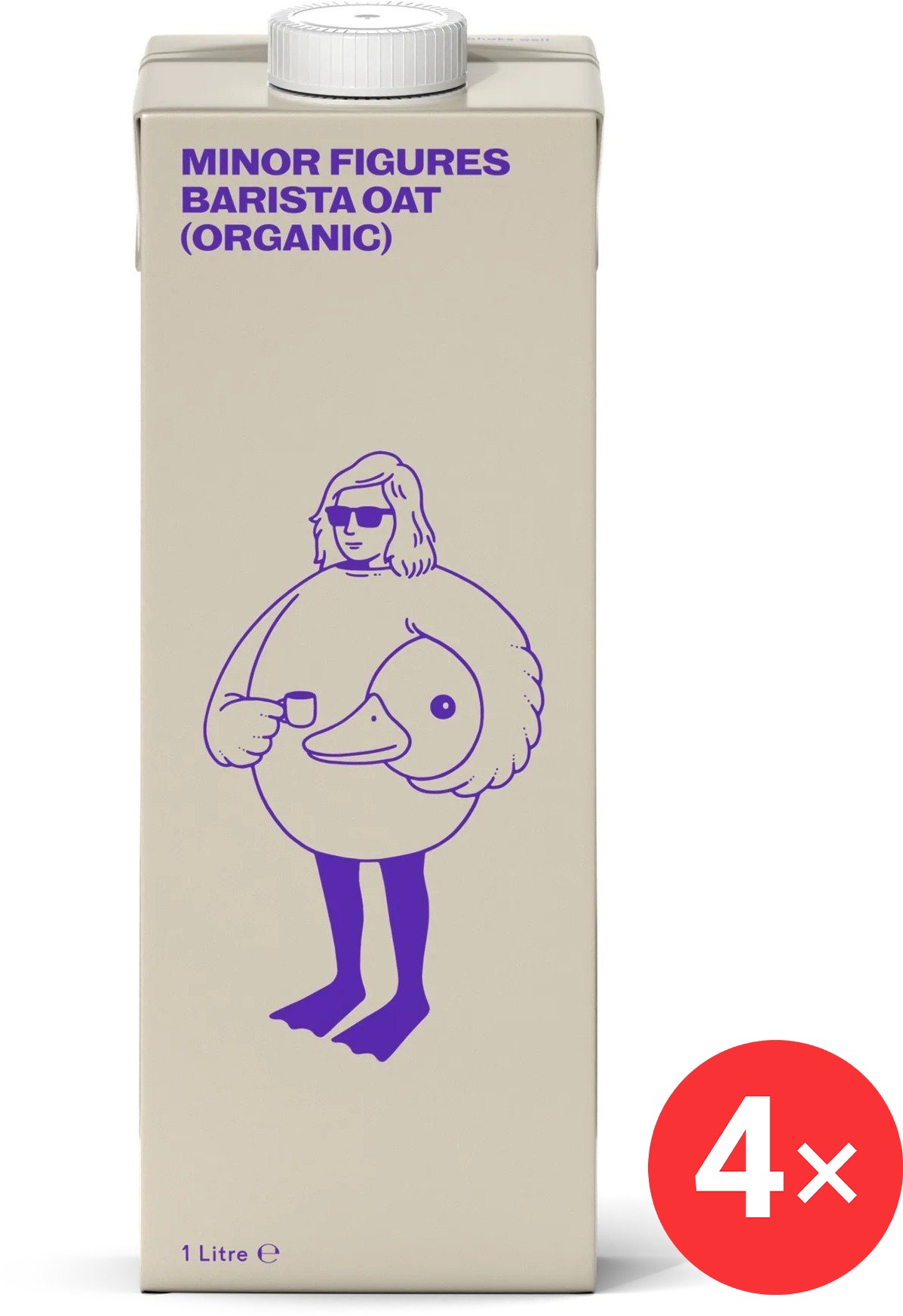Minor Figures Oat barista 4× 1 l BIO