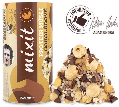 Mixit Proteínové müsli čokoládové Adama Ondry 450 g