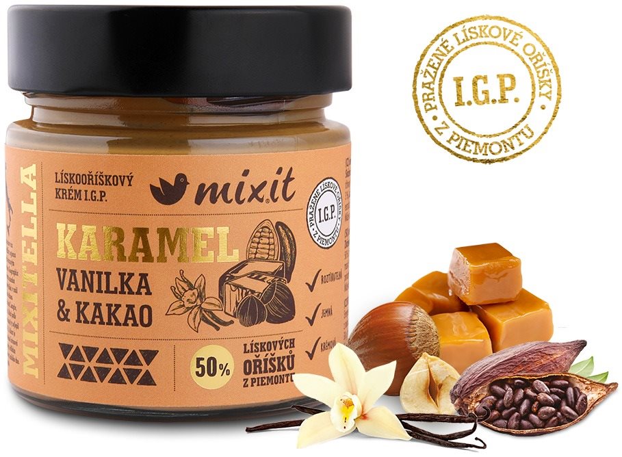 Mixitella Premium – Lieskový oriešok z Piemontu s karamelom