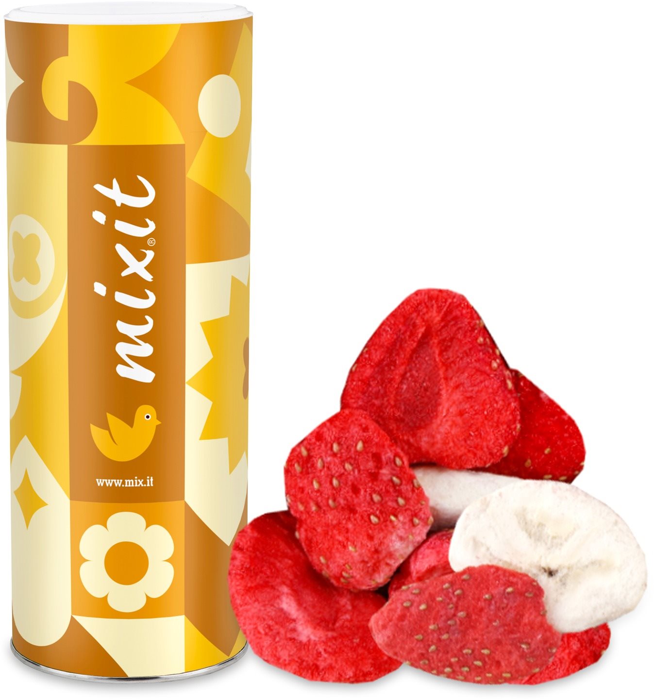 Mixit - Veľké chrumkavé ovocie, banán a jahoda